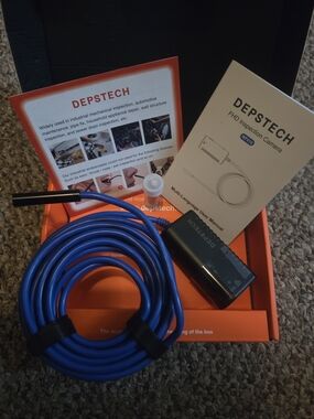 DEPSTECH FHD Inspection Camera - Blue Cable New